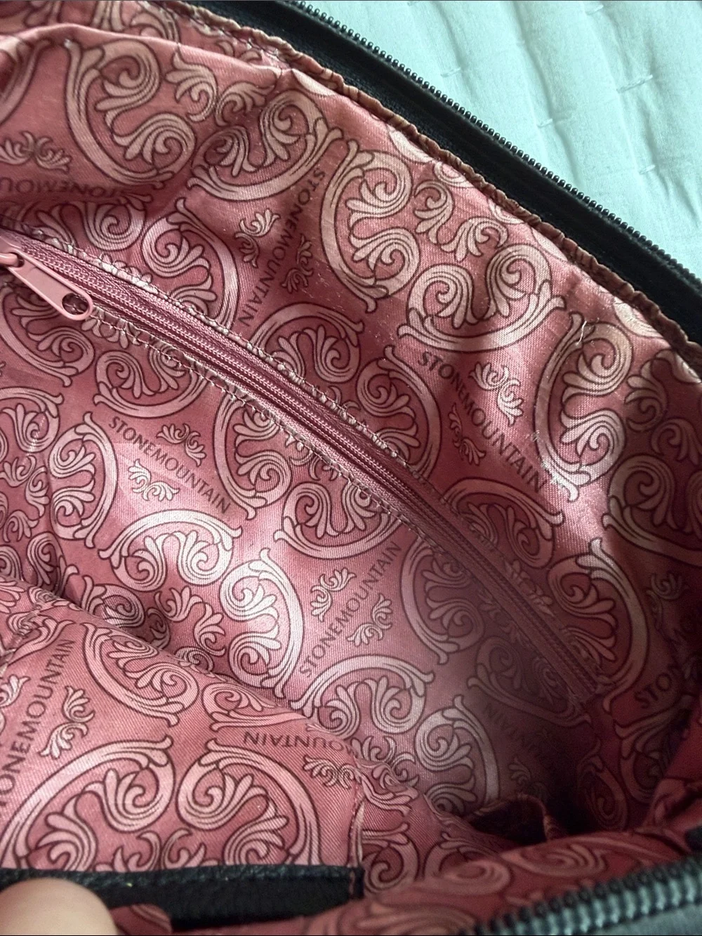 Classic Black Leather Crossbody Bag